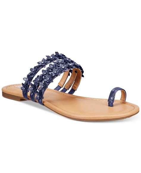 Womens Blue Sandals Flat at Ramon Greene blog