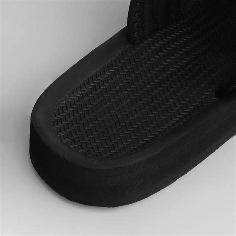 Strap Sandals - Black Men Platform Sandals - Nostrain