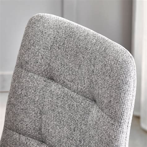 Buy Helios Leo Set of 2 Fabric Dining Chairs - Grey from Home Centre at ...