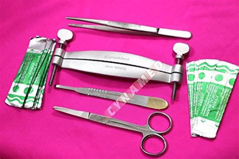 Buy GERMAN Pitbull Dog Ear Cropping Clamp Guide Tools Kit, Veterinary ...