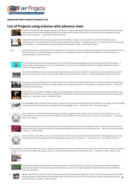 Image result for Advanced Arduino Ideas