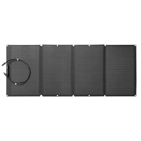 EcoFlow 110W Solar Panel 23.3-in x 13.5-in x 0.8-in 110-Watt Portable ...