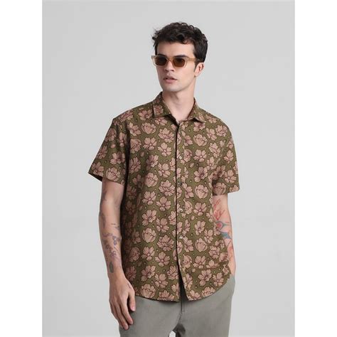 Buy Jack & Jones Green Regular Fit Shirt Online