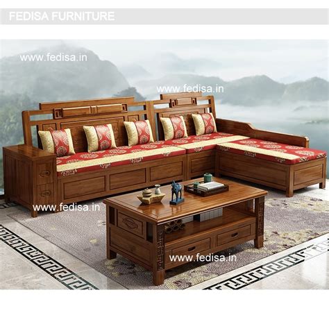 Wooden Teak Wood Sofa Set Black Leather Couch Set Cane Sofa Set Price ...