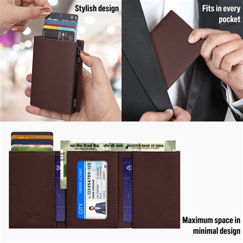 Urban Pop RFID Protection Wallet Cardholder - Brown