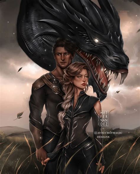 Violet, Xaden and Tairn | Wings art, Wings book, Book art