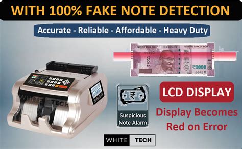 White Tech WT-05 Fully Automatic Mix Note Currancy Value Counting ...