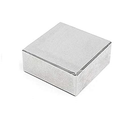 MAGNETICKS Nickel Coated Block Shaped Magnets Size: 50mm x 50mm x 12 ...