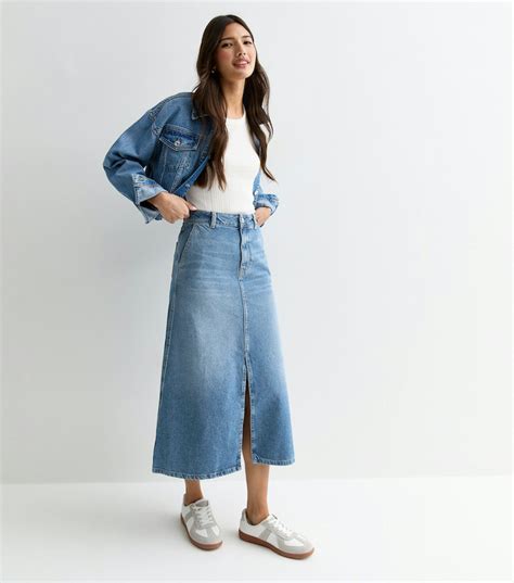 The Best Denim Midi Skirts Under £40