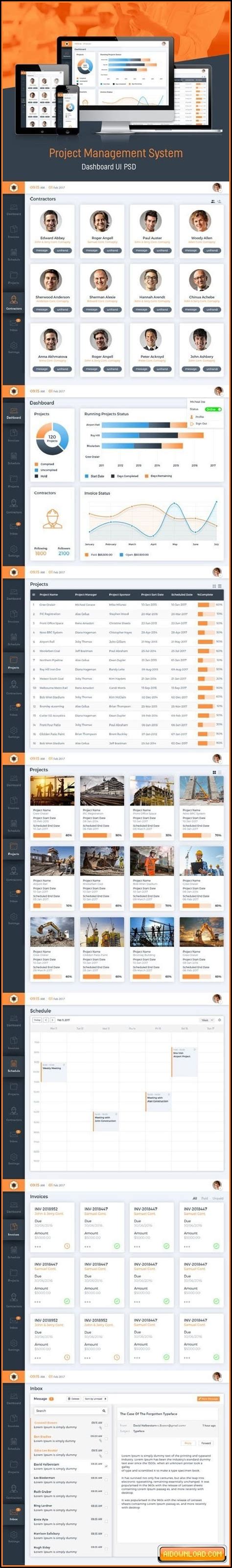 Image result for Project Management System GUI