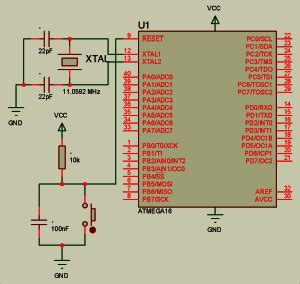 Image result for ATmega16 AVR Microcontroller