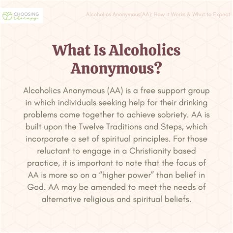 Alcoholics Anonymous (AA): How it Works & What to Expect