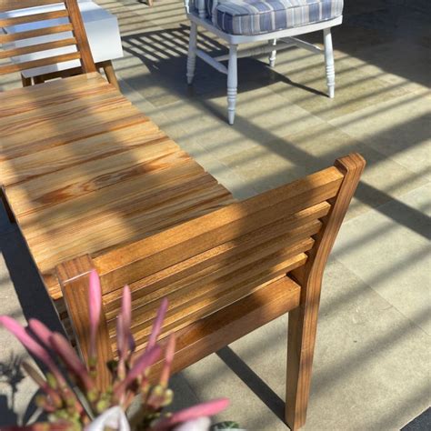 Stripped Solid Wood Bench — Afday