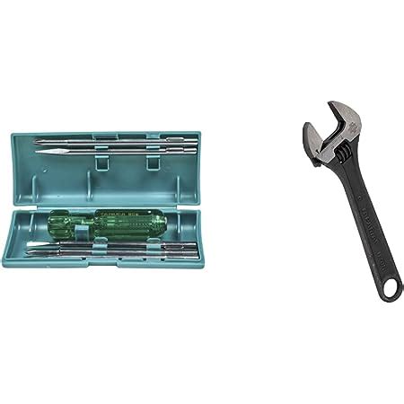 TAPARIA 802 Screwdriver Set with Neon Bulb & Adjustable Spanner (Length ...