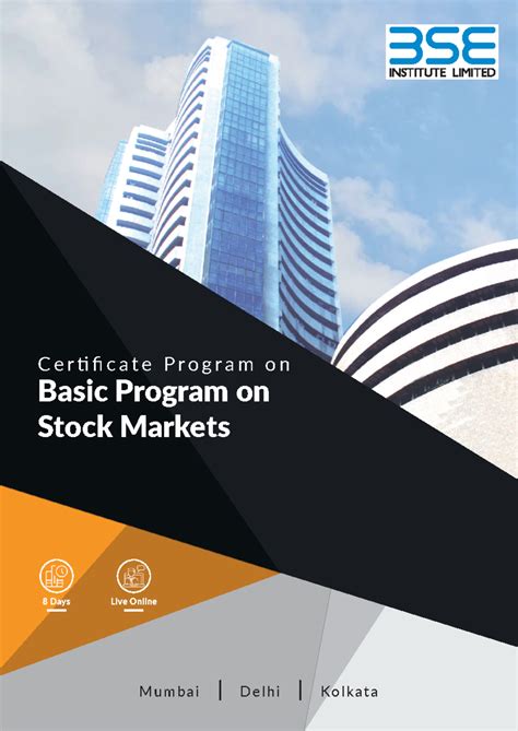 Basic Program on Stock Markets - The Objective of the course is to ...