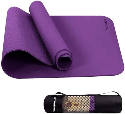 Buy Strauss TPE Eco-Friendly Yoga Mat with Carry Bag |Anti-Slip ...