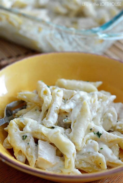 Chicken Penne Alfredo