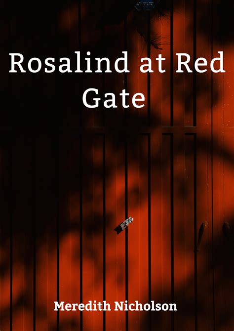 Rosalind at Red Gate by Meredith Nicholson online @ Artsum India