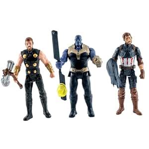 Buy KHILONA WAALA Figure Combo Set Captain Marvel - Dr. Strange - Groot ...