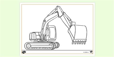 Building Site Equipment Colouring Sheet | Colouring Sheets