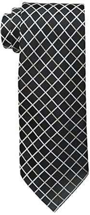 Buy IZOD Men's Core Grid Tie, Black, One Size at Amazon.in