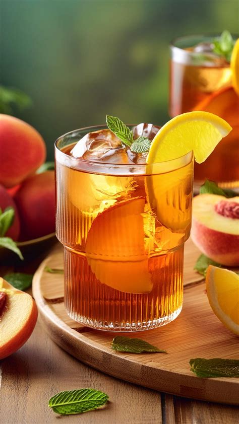 Sweet peach iced tea – Artofit