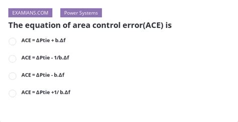 Image result for Area Control Error Calculation