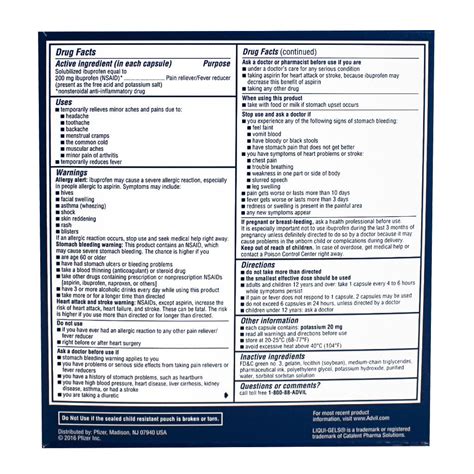 Wholesale Travel Size Advil Ibuprofen - Box of 4 - Weiner's LTD