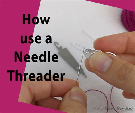 How to Use Needle Threader 的图像结果