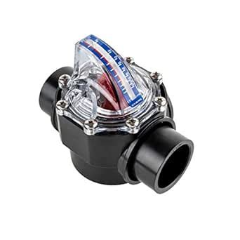 H2flow Controls Inc 1.5 inch FlowVis Flow Meter FV-C-15 : Amazon.in ...