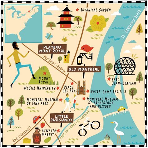 Quebec City Tourist Attractions Map