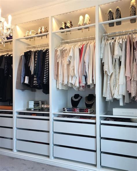 A round-up of the best closet makeovers using the IKEA Pax system with ...