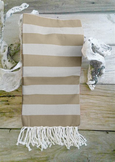 Get Hammam Biscuit Beach Fouta Towel With Fringes at ₹ 639 | LBB Shop