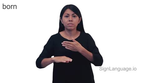 born in ASL - Example # 5 - American Sign Language