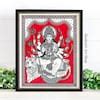 Buy Bharatanatyam Dancer-2 Art Print, Wall Decor Online in India - Etsy