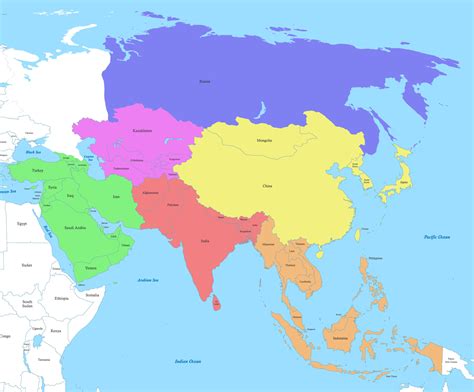 Asia Map 的图像结果