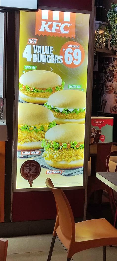 Menu at KFC, Ludhiana, SN 15