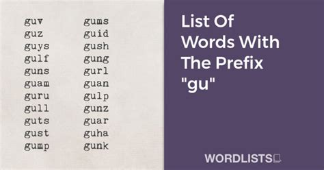 List Of Words With The Suffix "ment"