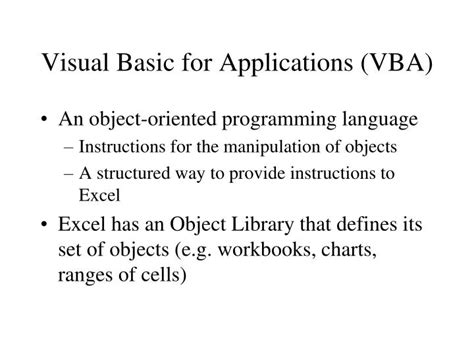 Visual Basic for Applications VBA Tutorial 的图像结果