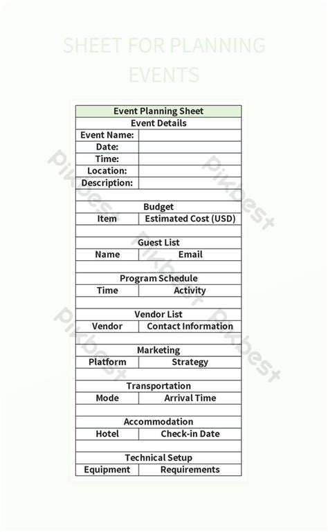Image result for Events Chart Excel