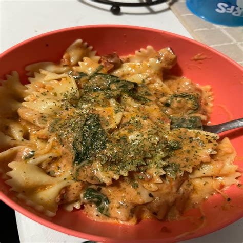 Summer Chicken and Sausage Bow tie Pasta