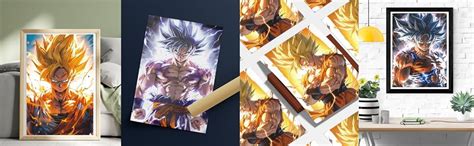 GRAFICATIVE Dragon Ball Z Anime Goku Ultra Power Pose Poster | 12x18 ...