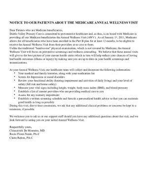 Fillable Online AWV Sample Patient Letter 8750-9690 R3 11/14/17 Fax ...