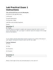 Image result for Sample Lab Practical Exam