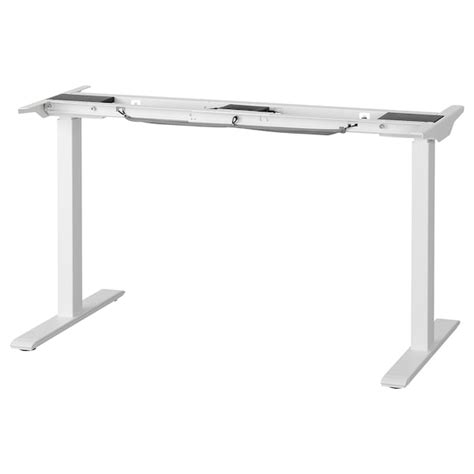 RODULF underframe sit/stand f table top, electric/white, 140x80 cm (551 ...