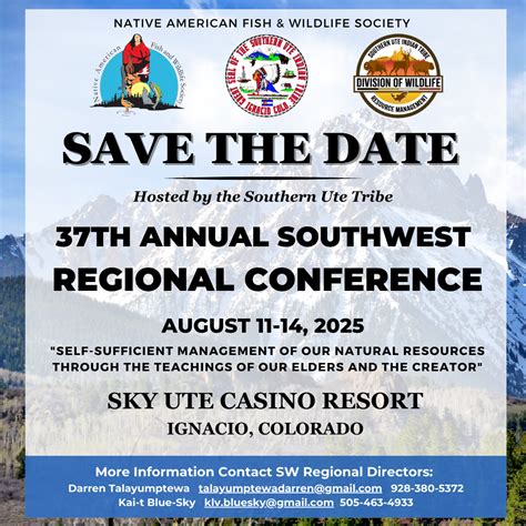 2025 Southwest Regional Conference - Native American Fish and Wildlife ...