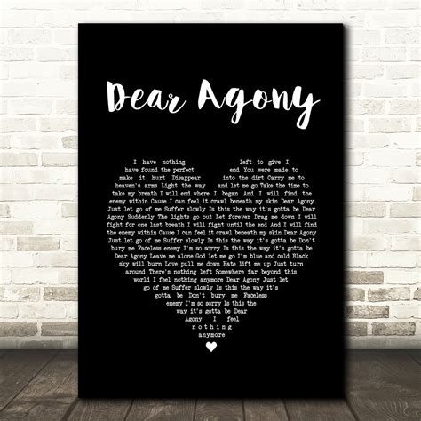 Breaking Benjamin Dear Agony