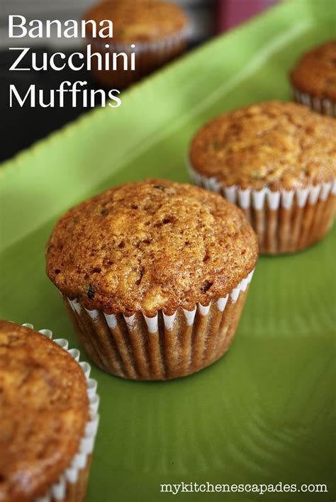 Banana Zucchini Muffins - TGIF - This Grandma is Fun
