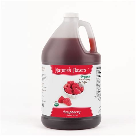 Organic Raspberry Coffee Syrup - Bulk – Nature's Flavors