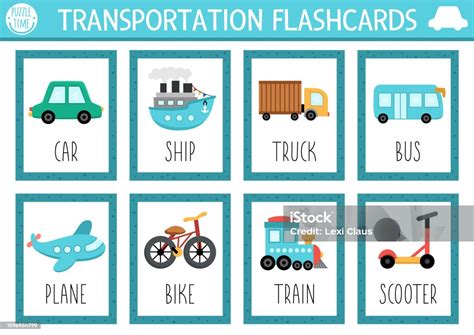 Transportation Flashcard 的图像结果